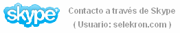Hable con nosotros a trav&eacute;s de Skype.