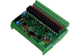 Caja de 8 Reles IP Modulo de 8 reles IP. Control Ethernet